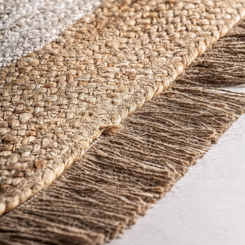Tapis Rond en Jute Brun ELA - 220 cm KODU