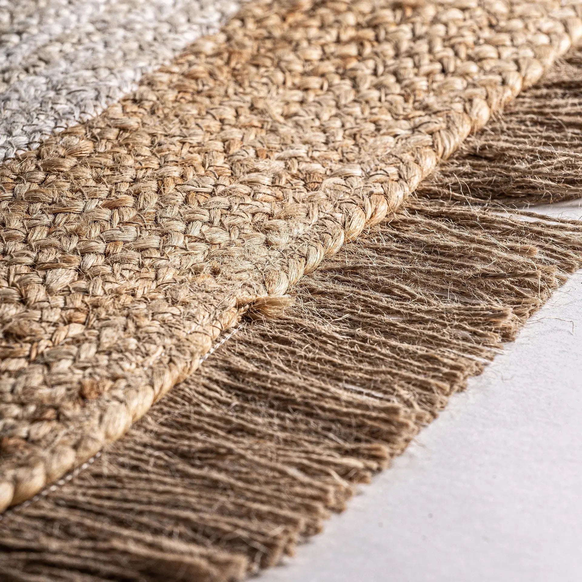 Tapis Rond en Jute Brun ELA - 220 cm KODU