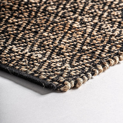 Tapis en Jute Noir ELARA - 200 x 310 cm KODU