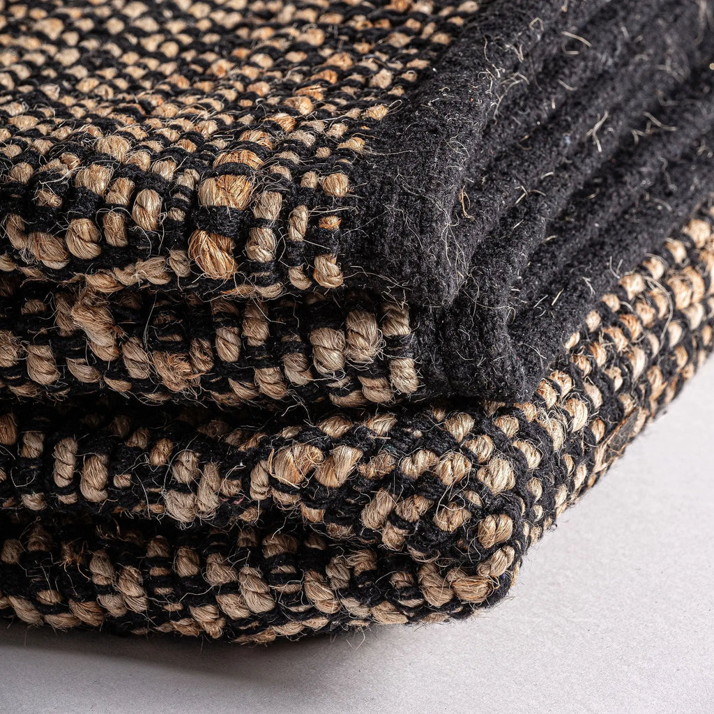 Tapis en Jute Noir ELARA - 200 x 310 cm KODU