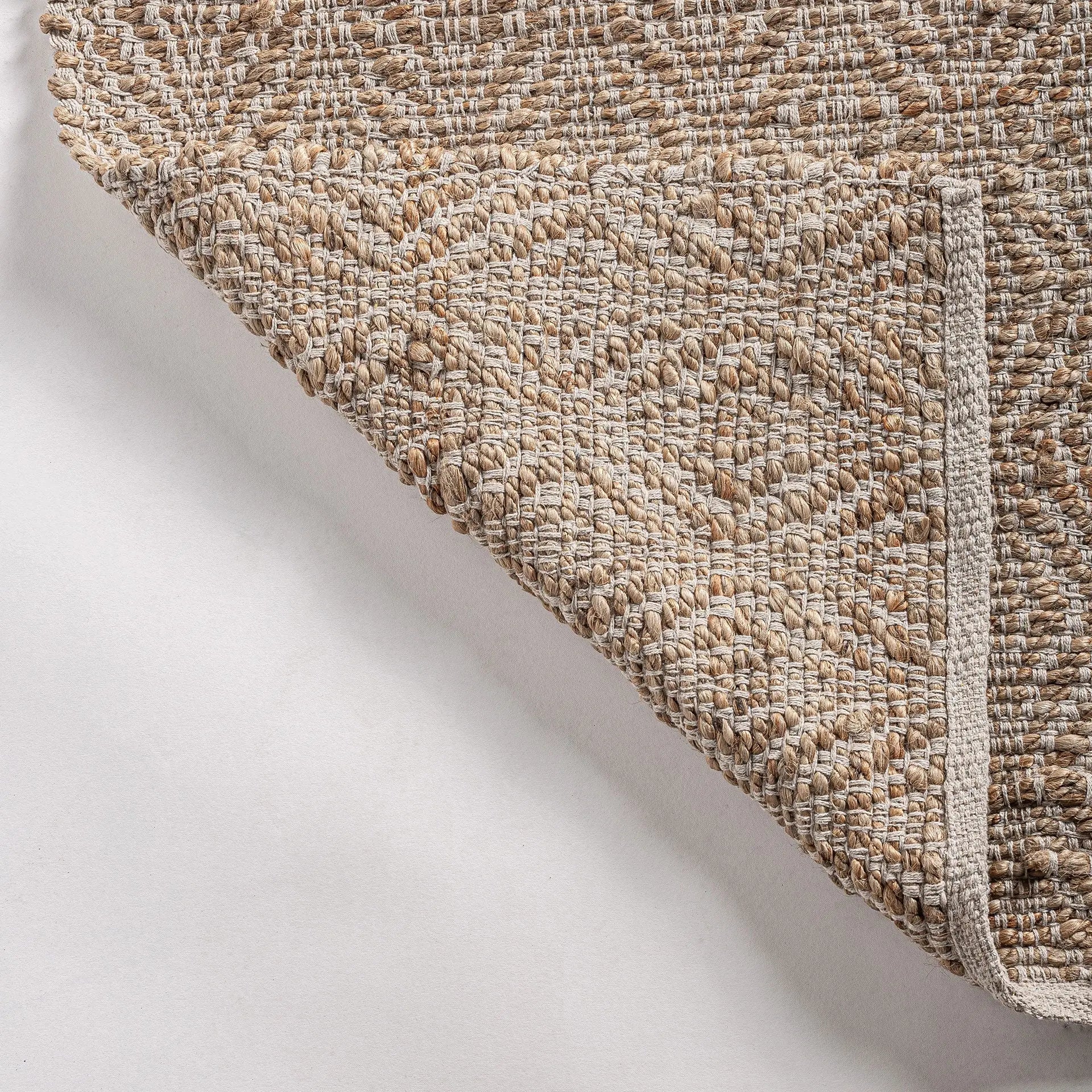 Tapis en Jute et Coton Brun ALIENA - 200 x 310 cm KODU