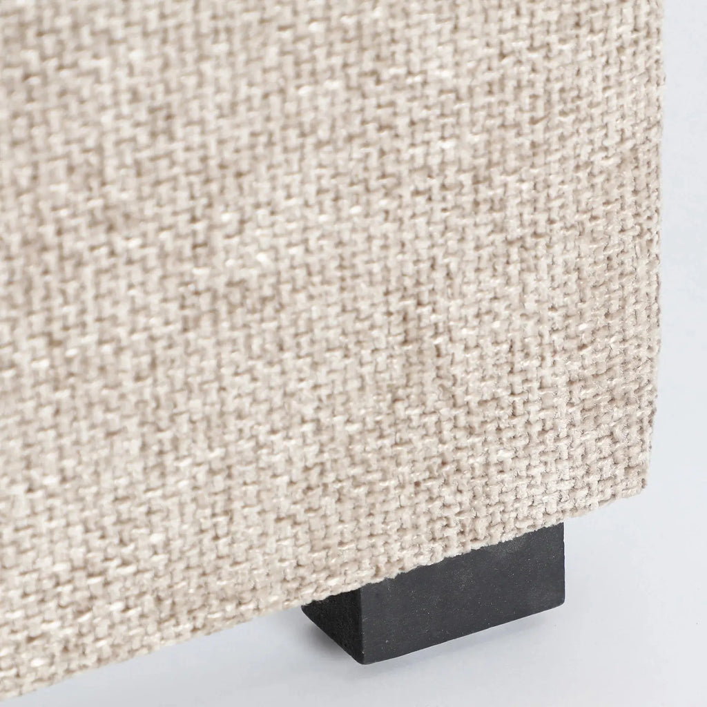 Tête de Lit en Coton Beige GILLEY - 160 cm KODU
