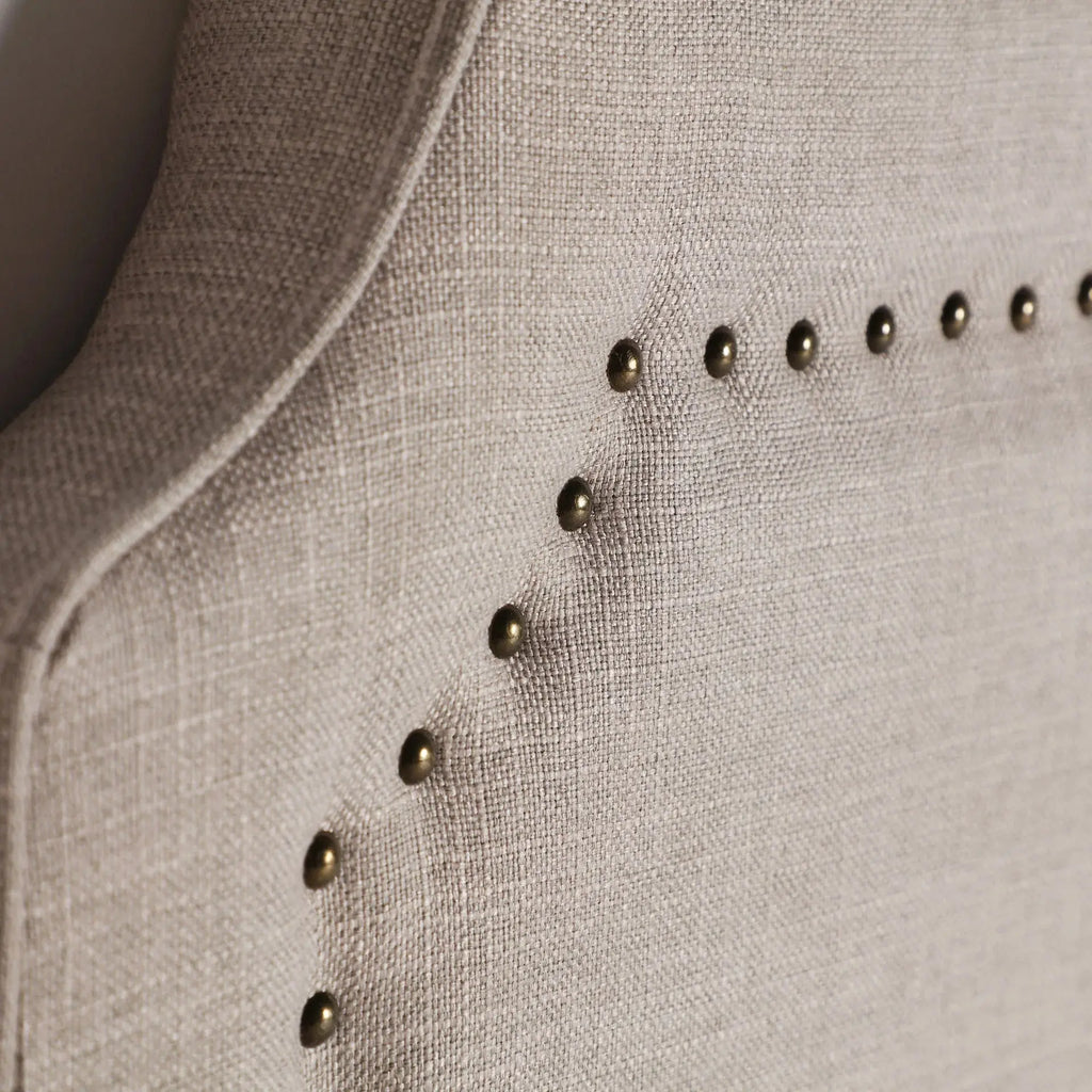 Tête de Lit en Lin Beige SOUSEL - 160 cm KODU