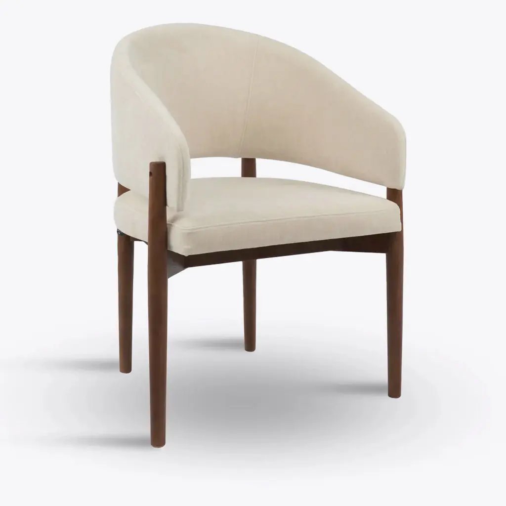 Chaise en bois d’hévéa VANIA - 61 x 55 cm Hawali Home