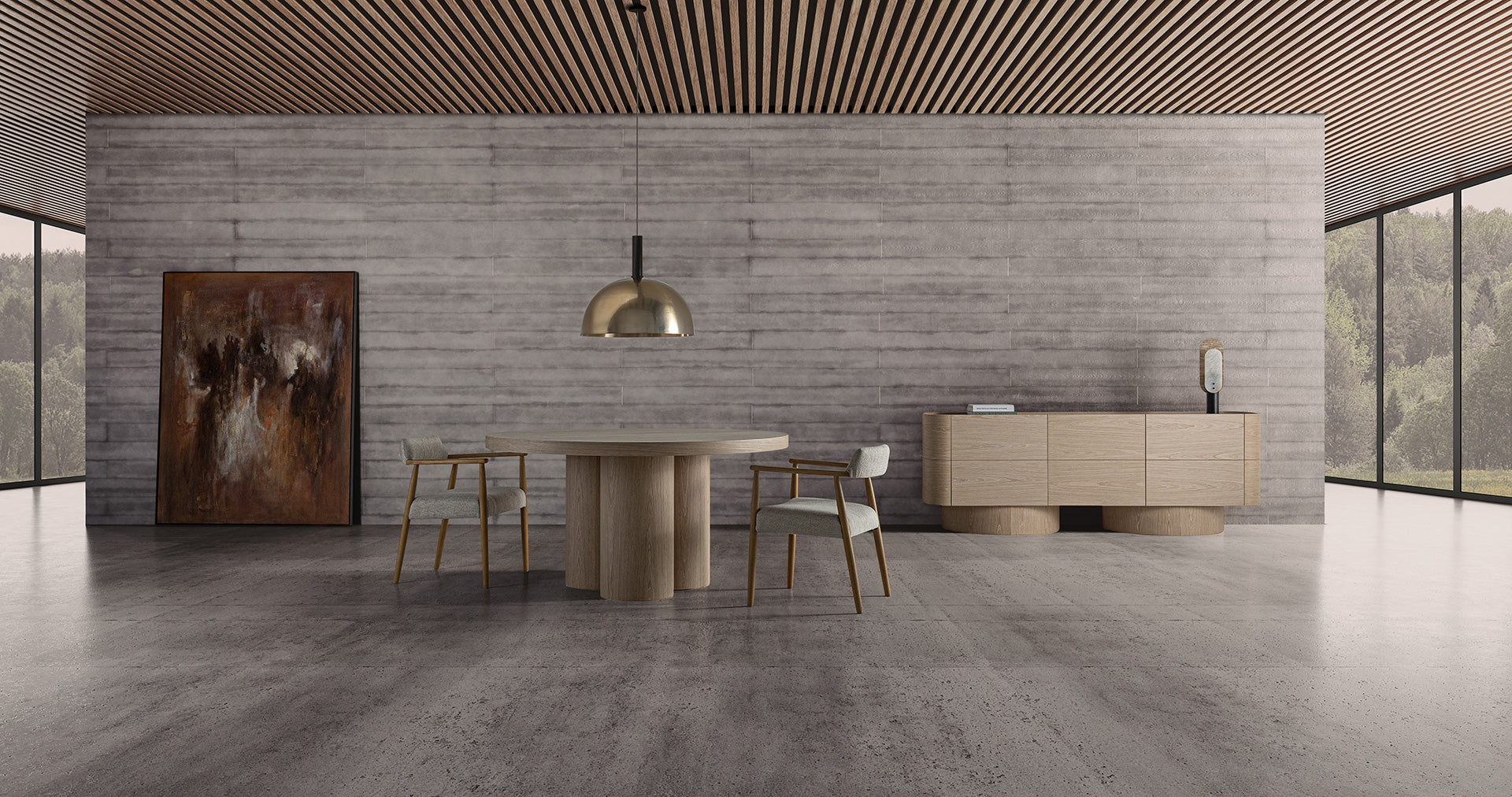 Table à Manger Ronde en Bois 150 cm | VICAL PRAYSSAC