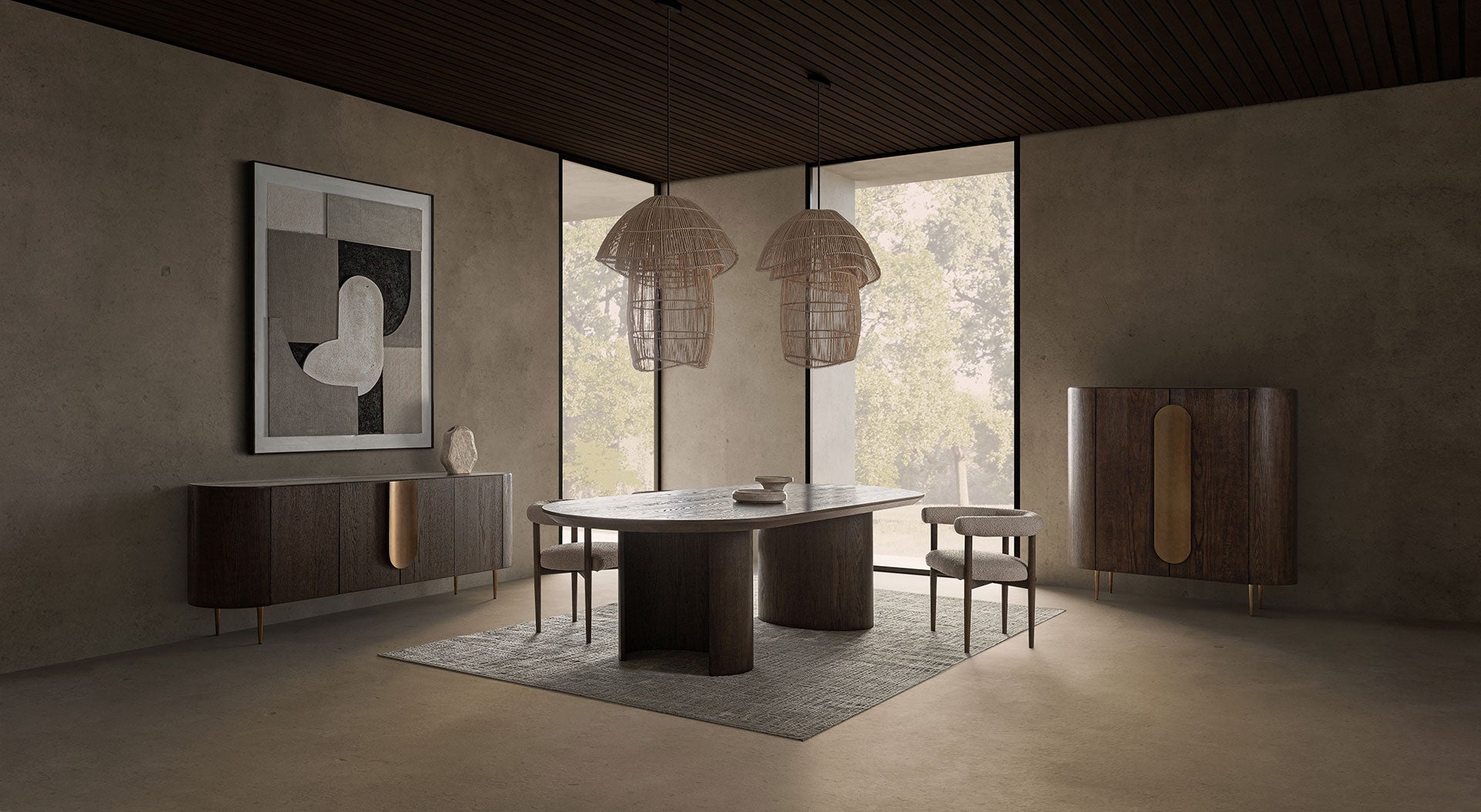 Table à Manger Ovale en Bois 270 x 120 cm | VICAL TREIGNAC