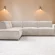 Canapé d'angle tissu chenille chloe hawali home 1