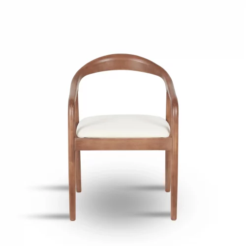 Chaise en bois d'hévéa liya hawali home 2