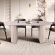 Table à manger ovale effet travertin beige epure 200 cm hawali home 1