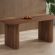 Table à manger ovale en bois de manguier brun clair woody 200 cm hawali home 2
