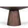 Table à manger ronde en bois de manguier brun dark woody 130 cm hawali home 3