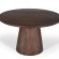 Table à manger ronde en bois de manguier brun dark woody 130 cm hawali home 4