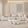 Table d’appoint effet ciment stephy ciment blanc 58 cm hawali home 3