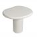 Table d’appoint effet ciment stephy ciment blanc 58 cm hawali home 6