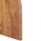 Table à manger ovale en bois massif baÏa 200x100 cm brun clair 5